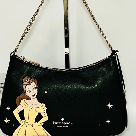 NWT Kate Spade Disney Crossbody Belle Beauty The Beast Convertible Shoulder Bag - Picture 6 of 12